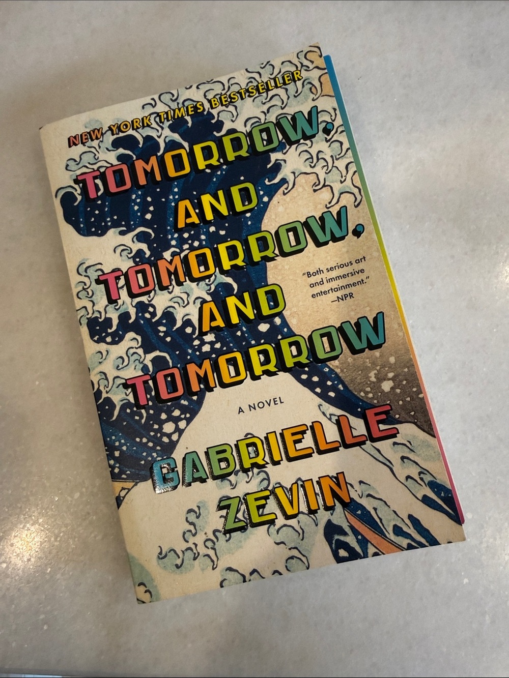 Tomorrow and Tomorrow and Tomorrow by Gabrielle Zevin Paperback Book